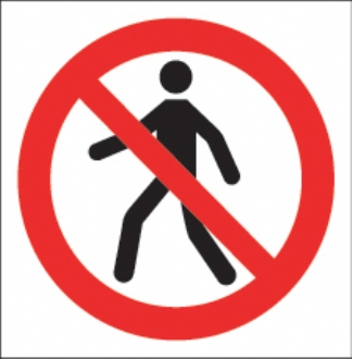 no admittance symbol 