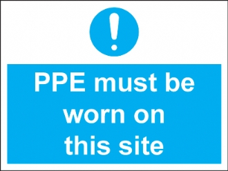 ppe must be worn  