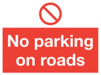 no parking on roads 