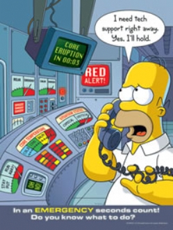 Simpsons emergency seconds count