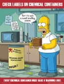 Simpsons check chemical containers