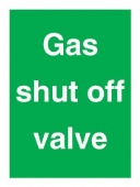 Gas shut off valve