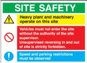 site safety multi message sign