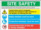 site safety multi message sign 