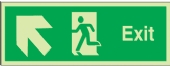 exit arrow diag up left 