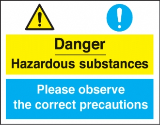 danger hazardous/correct 