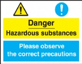 danger hazardous/correct 