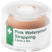 HypaPlast Pink Washproof Strapping Tape 2.5cm x 5M