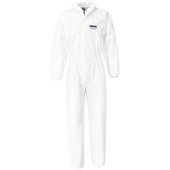 Portwest ST40 White Biztex Microporous Disposable Coverall Type 5/6 60g