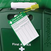 First Aid Kit Inspection Tag (Pack 10)