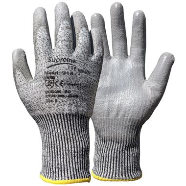 Supreme Cut D PU Grip Glove with PU Coating - 13g