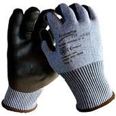 Supreme Cut F Cut Resistant Grip Glove with Foamed Nitrile Coating - 13g