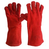 Supreme Red Leather Welders Gauntlet - 7g