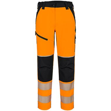 Portwest T141 PW3 Orange Women's Stretch Hi Vis Trouser