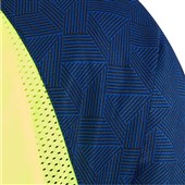 Leo Workwear Ruda Yellow/Navy EcoViz Performance Dual Colour Hi Vis Long Sleeved T-Shirt