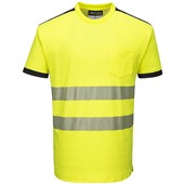 Portwest T181 Yellow/Black PW3 Hi Vis T Shirt