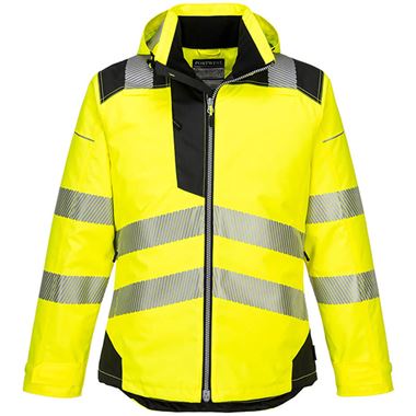 Portwest T400 PW3 Yellow Padded Waterproof Hi Vis Winter Jacket