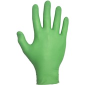 TraffiGlove TD04 Sustain Green Powder Free Biodegradable Nitrile Disposable Gloves AQL1.5 (Box 100)