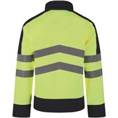 Regatta TRA625 Pro Yellow/Navy Two Tone Hi Vis Softshell Jacket (3L)