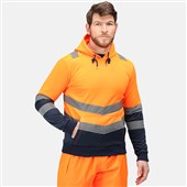 Regatta TRF663 Pro Orange/Navy Two Tone Hi Vis Hoodie