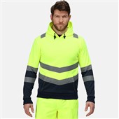 Regatta TRF663 Pro Yellow/Navy Two Tone Hi Vis Hoodie