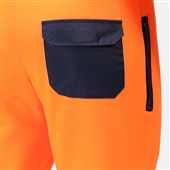 Regatta TRJ503 Pro Orange/Navy Two Tone Hi Vis Jogging Bottoms