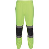 Regatta TRJ503 Pro Yellow/Navy Two Tone Hi Vis Jogging Bottoms