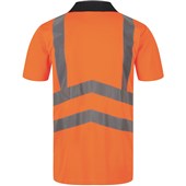 Regatta TRS189 Pro Orange/Navy Two Tone Hi Vis Polo Shirt