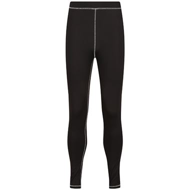 Regatta TRS229 Pro Black Base Layer Leggings 180g