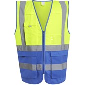 Regatta TRS251 Pro Two Tone Zipped Hi Vis Executive Vest