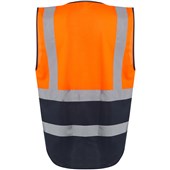 Regatta TRS251 Pro Two Tone Zipped Hi Vis Executive Vest