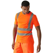 Regatta TRS270 Pro Contract Orange Hi Vis T-Shirt