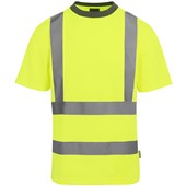 Regatta TRS270 Pro Contract Yellow Hi Vis T-Shirt