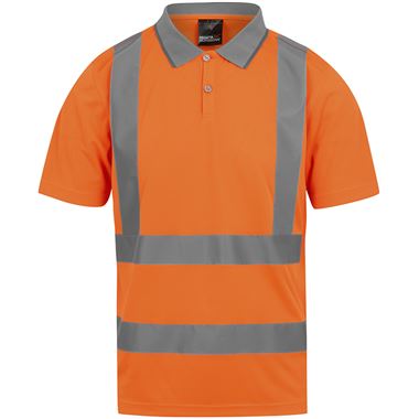 Regatta TRS271 Pro Contract Orange Hi Vis Polo Shirt