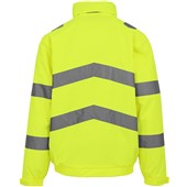 Regatta TRW457 Pro Contract Dover Yellow Waterproof Padded Fleece Lined Hi Vis Jacket