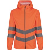 Regatta TRW497 Pro Orange Hi Vis Waterproof Packaway Jacket