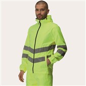 Regatta TRW497 Pro Yellow Hi Vis Waterproof Packaway Jacket