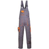 Portwest TX12 Texo Contrast Polycotton Bib & Brace Overalls 245g