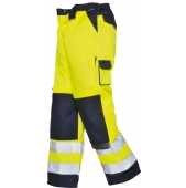 Portwest TX51 Yellow/Navy Lyon Polycotton Two Tone Hi Vis Trousers