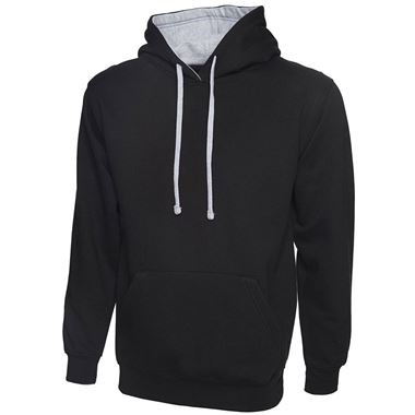 Uneek UC507 Contrast Hooded Sweatshirt 300g