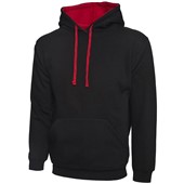 Uneek UC507 Contrast Hooded Sweatshirt 300g