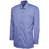 Uneek UC709 Mens Long Sleeve Poplin Shirt 120g