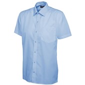 Uneek UC710 Mens Short Sleeve Poplin Shirt 120g