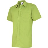 Uneek UC710 Mens Short Sleeve Poplin Shirt 120g