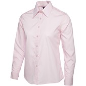 Uneek UC711 Ladies Long Sleeve Poplin Shirt 120g