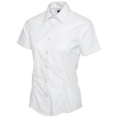 Uneek UC712 Ladies Short Sleeve Poplin Shirt 120g