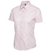 Uneek UC712 Ladies Short Sleeve Poplin Shirt 120g