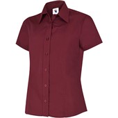 Uneek UC712 Ladies Short Sleeve Poplin Shirt 120g