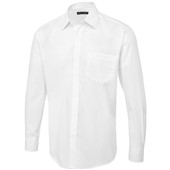 Uneek UC713 Men's Tailored Fit Long Sleeve Poplin Shirt 120g