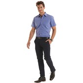 Uneek UC714 Mens Tailored Fit Short Sleeve Poplin Shirt 120g